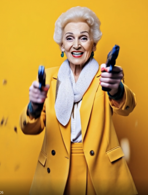 Transform Your Image into an Action Scene with Double Gun!